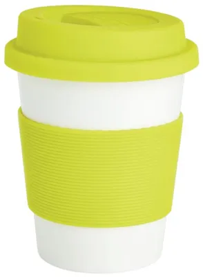Produktbild von take-away-Becher 0,35 Liter ABS/Silikon gelb