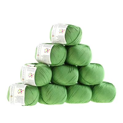 Strickgarn Cotton Comfort grün