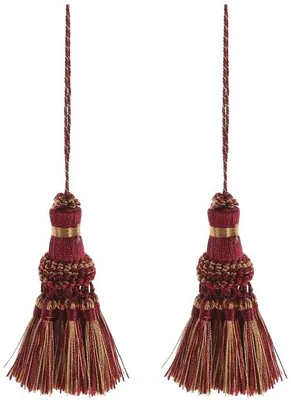 Productafbeelding van Boheemse decoratieve kwastenhouders van polyester