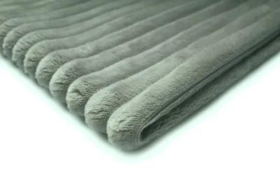 Obrázok produktu pre Minky pruhovaný úplet, šalvia 50 x 160 cm