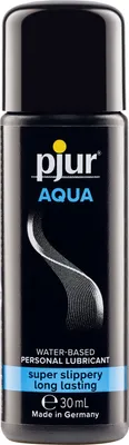Produktbild von pjur AQUA - Premium-Gleitgel auf Wasserbasis - exzellente Gleiteigenschaften, spendet Feuchtigkeit, ohne zu kleben (30ml)