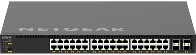 Zdjęcie produktu dla NETGEAR XSM4340CV, Zarządzany, L3, 10G Ethernet (100/1000/10000), Obsługa PoE, Możliwości montowania w stelażu, 1U