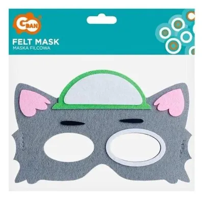 Produktbild von Filzmaske „Psia Brygada“ – „Ekolog“ 18 x 12 cm – Godan