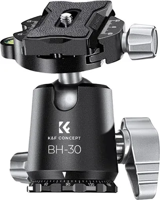 Immagine prodotto di Treppiede K&F Carbon + testa a sfera BH-30