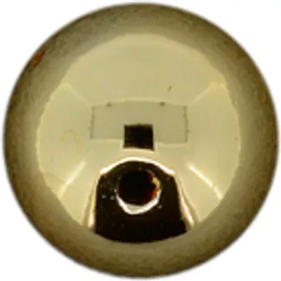 Produktbild von Metallic-Perlen goldfb, 12 mm Lochgröße 1,2 mm