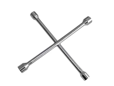 Produktbild von Kfz Radkreuz verchromt