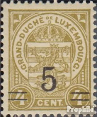 Produktbild von Briefmarken Luxemburg 1915 Mi 110 postfrisch Aufdruckausgabe