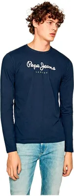 Zdjęcie produktu dla Pepe Jeans Eggo koszulka z długim rękawem męska niebieski XS