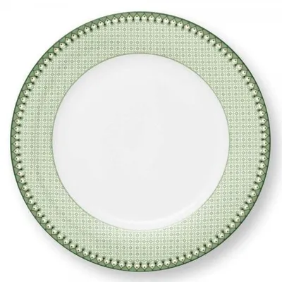 Image de PIP STUDIO Lily&Lotus Tiles Light Green Assiette plate 26,5cm
