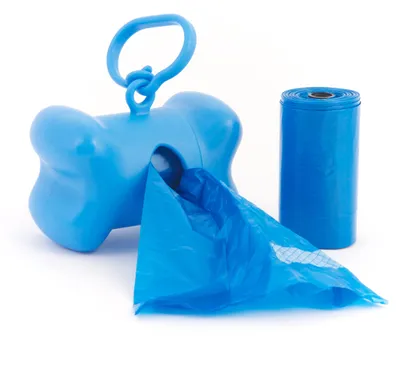 Image de Distributeur de sacs Kotbeutel, couleur bleu, avec 30 sacs
