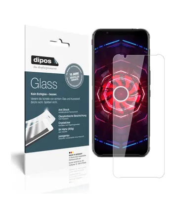 Produktbild von 1x Schutzfolie für ZTE nubia Red Magic 3S - Anti-Shock 9H Folie dipos Glass Kunststoffglas