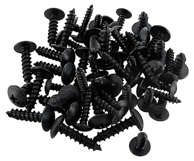 Produktbild von Verkleidungsschraubenset Motoforce schwarz 50 Stk. 5 x 20 mm für Yamaha Aerox 50
