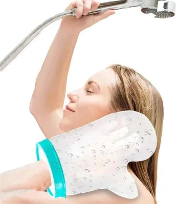 Produktbild von Wasserdichte Armhülle transparent wiederverwendbar