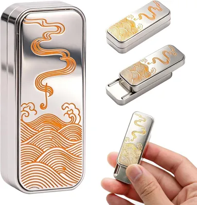 Productafbeelding van Fidget toys metalen voor volwassenen - Magnetische fidget slider - Anti-stress - Sensorisch speelgoed - Kantoor - Adhc