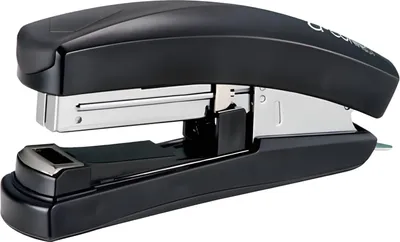 Obrázok produktu pre Q-Connect® KF01966 zošívačka - 20 listov, plastová, plochá zošívačka čierna
