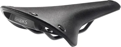 Obrázok produktu pre Brooks C17, Sedadlo na bicykel, Cestné preteky, Čierna, Jednofarebné, Nylon, Guma