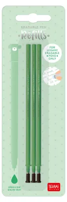 Produktbild von Ersatzminen für löschbaren Gelstift (3x grün)