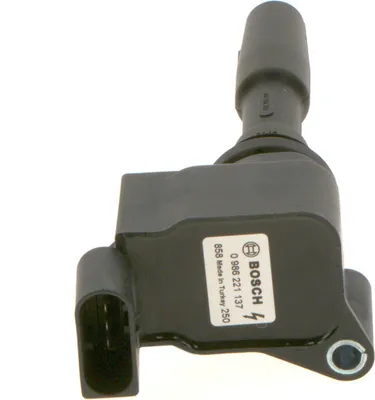 Produktbild von BOSCH 0 986 221 137 Zündspule für VW Golf VII Schrägheck (5G1, BQ1, BE1, BE2) Passat Variant (3G5, CB5) Golf VII Variant (BA5, BV5) T-Roc (A11)