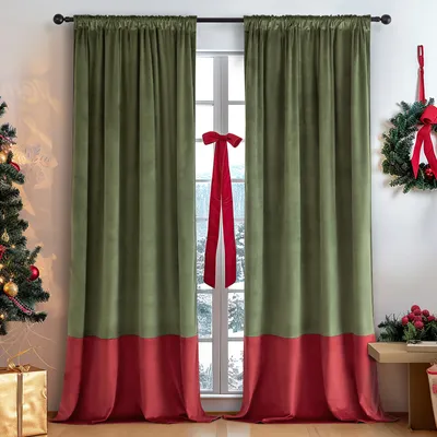 Produktbild von Samtvorhänge Verdunkelungsvorhang Gardinen Samt mit Ösen Blickdicht für Wohnzimmer Blackout Curtains Thermovorhang Schalldämmend Schlafzimmer 2er  H 274 x B 132 cm