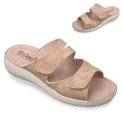 Obrázok produktu pre Dámske béžové papuče MJARTAN 2601 N13