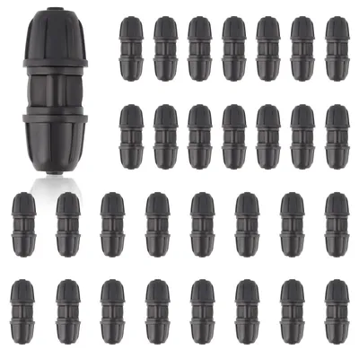1/4" Tropfschlauch-Verbinder, 30 Stück, gerade, für 6 mm Schlauch