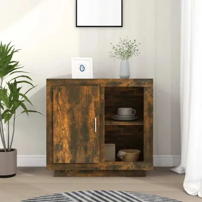 Obrázok produktu pre vidaXL Príborník Smoked Oak 80x40x75 cm