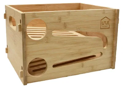 Productafbeelding van Bierkisten met houten schuiflade, een praktische en stijlvolle opbergoplossing