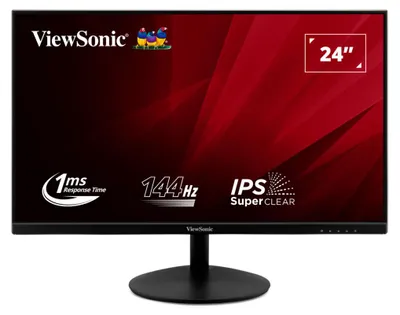 Image de Viewsonic VA VA24E2-H écran plat de PC 60,5 cm (23.8") 1920 x 1080 pixels Full HD LED Noir