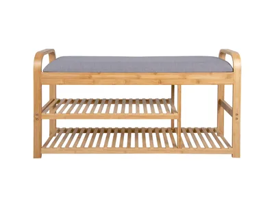 Image de Leitmotiv - Bench Arch étagère double - Gris