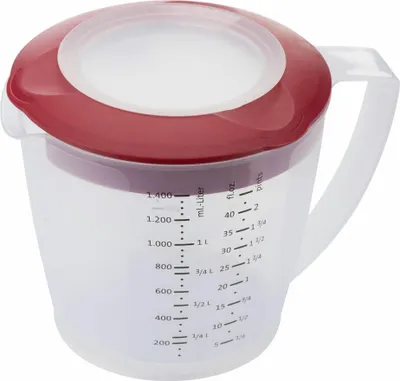 Produktbild von Westmark Rührbecher mit Deckel, Helena, 1,4 l, rot, 3105227R