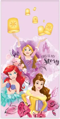 Produktbild von Disney Prinzessin My Story Badetuch, Strandtuch 60x120cm