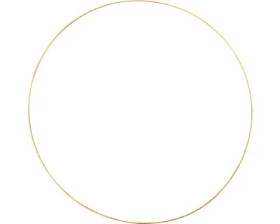 Produktbild von Glorex Metallring goldfarben 50 cm Farbe: goldfarben
