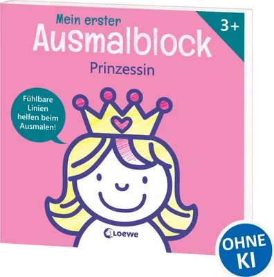 Produktbild von Mein erster Ausmalblock - Prinzessin