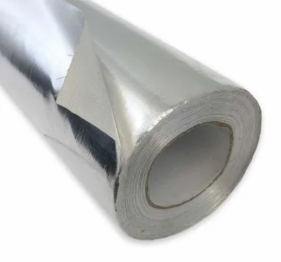 Produktbild von Glasfasergewebe beschichtet mit Aluminiumfolie (1m²)
