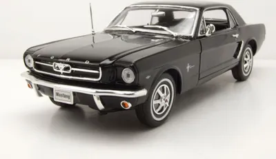 Produktbild von Welly 12519SW Ford Mustang Coupe 1964 ,5 schwarz 1:18
