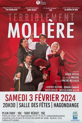 Obrázek produktu pro Terriblement Molière – Hagondange 2024 – PLAKÁT – 40x60 cm