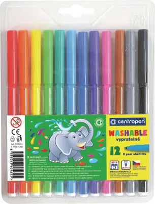 Obrázok produktu pre Popisovač Centropen 7790, vypratelný, sada 12 ks