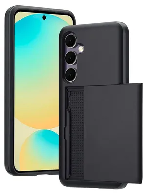 Imagen del producto de Funda Trasera con Ranura para Tarjetas para Samsung Galaxy S24 FE - Negro