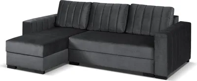 Produktbild von MEBLE-LUX - Universal Ecksofa mit Schlaffunktion und 2 Bettkasten VERA I 242cm Breit Sofa L Form I Eckcouch mit Schlaffunktion I Universal Ecke (Rechts oder Links) I Sofa Grau