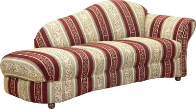 Produktbild von Max Winzer Recamiere Armlehne rechts Corona - Chenille rot - Maße: 191 x 81 x 82 cm