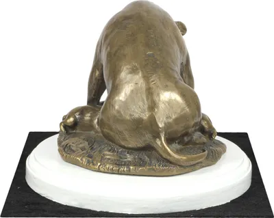 Produktbild von Art-Dog Dekofigur Staffordshire Bull Terrier I – mit weißem Holzsockel