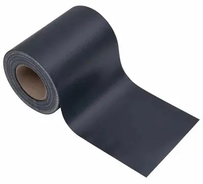 Image de Panneau de protection pour jardin en PVC - Rouleau de clôture - 35 m x 19 cm - Gris foncé mat - Plastique