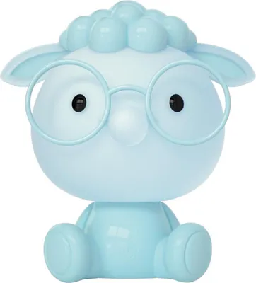 Produktbild von Luxus Europe - Nachtlampe Kinderzimmer Sheepy Blau - Draadloos LED Nachtlampje Kinderen - USB-C Oplaadbaar