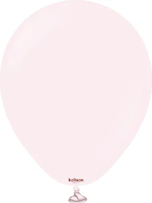 Produktbild von Latexballons Macaron Pale Pink, 13 cm, 100 Stück.