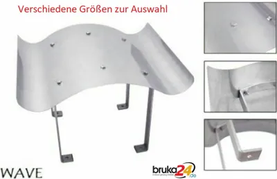 Produktbild von Massive Edelstahl Schornsteinabdeckung Kaminhaube Kaminabdeckung Kaminblech Kamin 60 x 60 cm