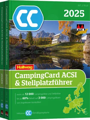 Produktbild von ACSI CampingCard & Stellplatzführer 2025