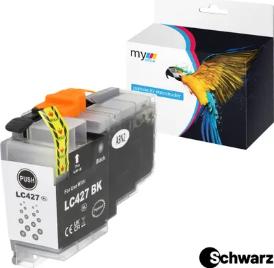 Produktbild von Tinte "LC427XL" für Brother HL-J6010DW MFC-J5955D MFC-J6955DW MFC-J6955DW MFC-J6957DW Schwarz