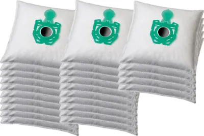 Produktbild von KOMA ZE04PL – Set mit 25 Stück Staubsaugerbeuteln mit Kunststoffstaubsperre für Zelmer Twist, Twister Staubsauger