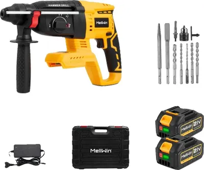 Produktbild von Elektrischer Schlagbohrer, bürstenloser Motor, 4 Arbeitsmodi, 2XBattery Set-C