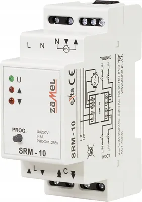 Zdjęcie produktu dla Sterowanie roletami 230V AC, SRM-10, exta Zamel